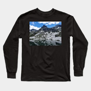 Mountain lake reflection Long Sleeve T-Shirt